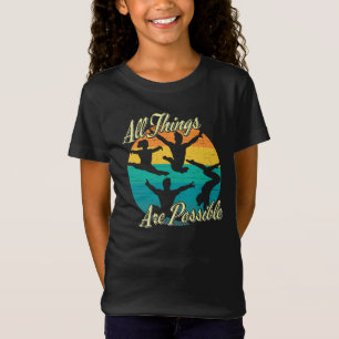 T-Shirt Gymnastique Féminine - Tout est Possible