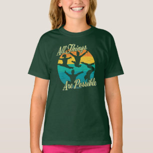 T-shirt Gymnastique Féminine - Tout est Possible