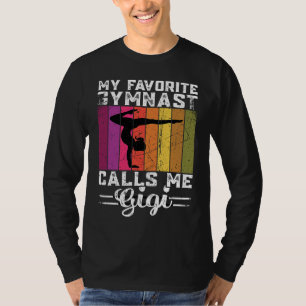 T-shirt Gymnastique Femmes Grandma Gigi Gymnaste Danse Rét