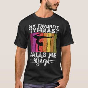 T-shirt Gymnastique Femmes Grandma Gigi Gymnaste Danse Rét
