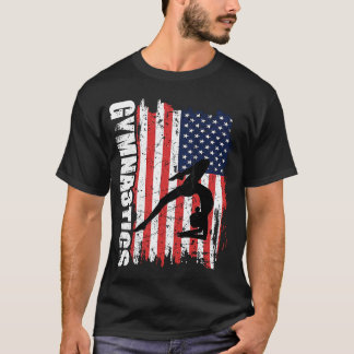 T-shirt Gymnastique Femmes hommes filles Ados Gymnaste US 