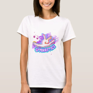 T-shirt Gymnastique géniale de filles de graffiti