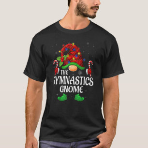 T-shirt Gymnastique Gnome Buffalo Red Plaid Famille de jum