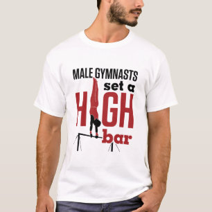 T-shirt Gymnastique Hommes Garçons Homme Gymnaste Set a Hi