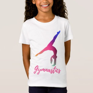 T-Shirt Gymnastique Kickover Pastel rose violet bleu