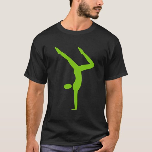 T-shirt Gymnastique - Martian Green (Devant)