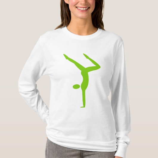 T-shirt Gymnastique - Martian Green (Devant)
