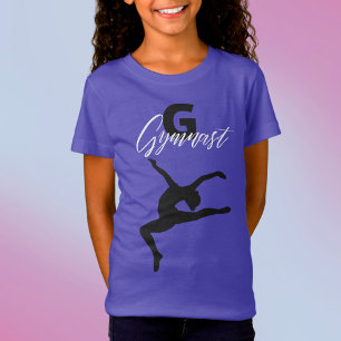 T-Shirt Gymnastique Monogramme G est pour Gymnaste