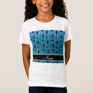 T-Shirt Gymnastique nommée personnalisée de parties