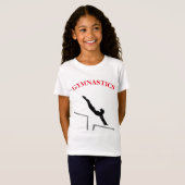 T-shirt Gymnastique non-neven Bars (Devant entier)