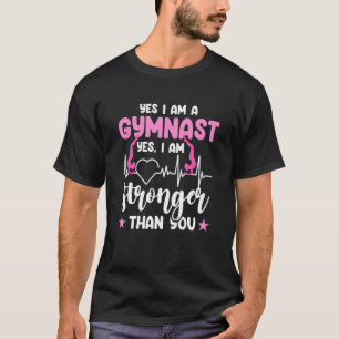 T-shirt Gymnastique Oui Je Suis Une Gymnaste Oui Je Suis P