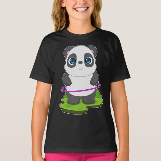 T-shirt Gymnastique Panda Fitness (Devant)