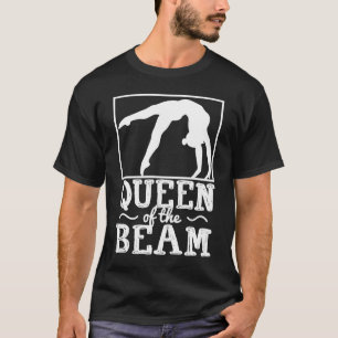 T-shirt Gymnastique Pour Filles Femmes Gymnaste Royal Tumb