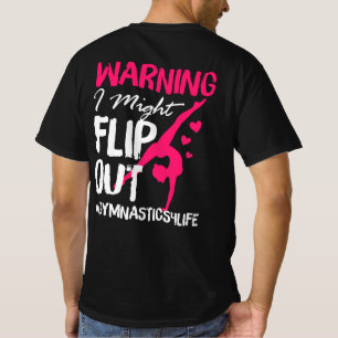 T-shirt Gymnastique pour les filles - Avertissement Je pou