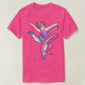 T-shirt Gymnastique rythmique Aerobic cat (Design devant)