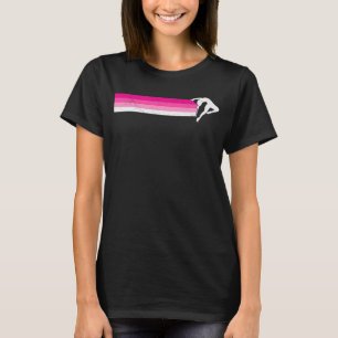 T-shirt gymnastique rythmique Baton Twirling fille retro B