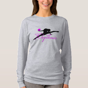 T-shirt Gymnastique rythmique outre de la chemise d'épaul