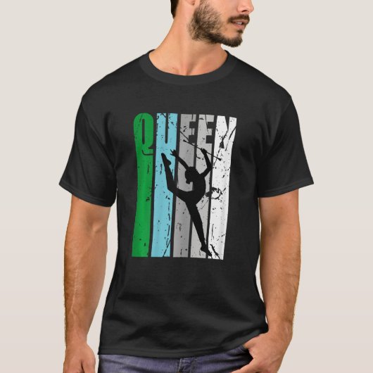 T-shirt Gymnastique rythmique Queen Retro Gymnaste détendu (Devant)