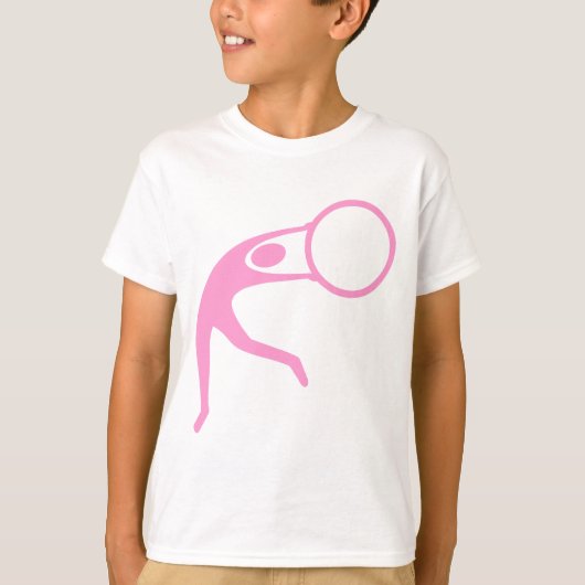 T-shirt Gymnastique rythmique - rose (Devant)