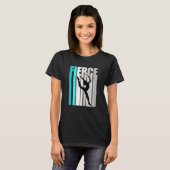 T-shirt Gymnastique rythmique Turquoise Fierce Teammate (Devant entier)