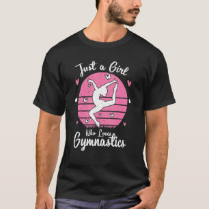 T-shirt Gymnastique Sport Gymnastique Juste Une Fille Qui