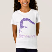 T-shirt Gymnastique violet Lilac Shimmer (Devant)
