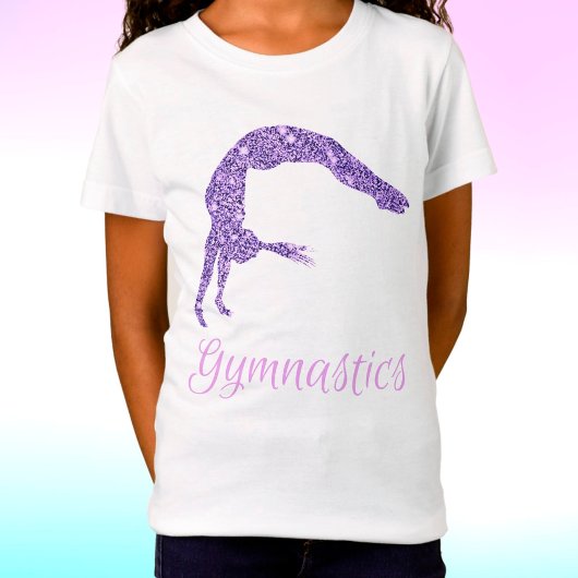 T-shirt Gymnastique violet Lilac Shimmer