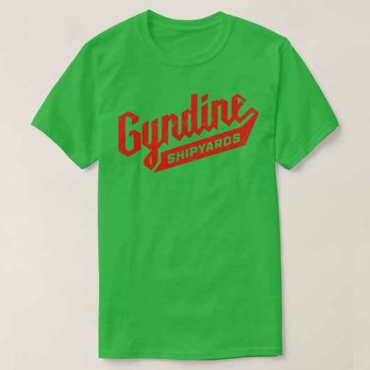 T-shirt Gyndine Shipyards (Design devant)