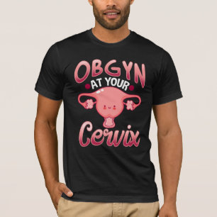 T-shirt Gynécologue obstétricien du Cube Cervix OBGYN
