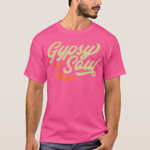 T-shirt Gypsy Soul mignonne Wanderer en plumes à l'extérie