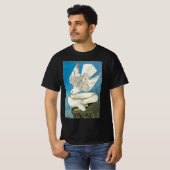 T-shirt Gyrfalcons, alias Gerfalcons par John James Audubo (Devant entier)