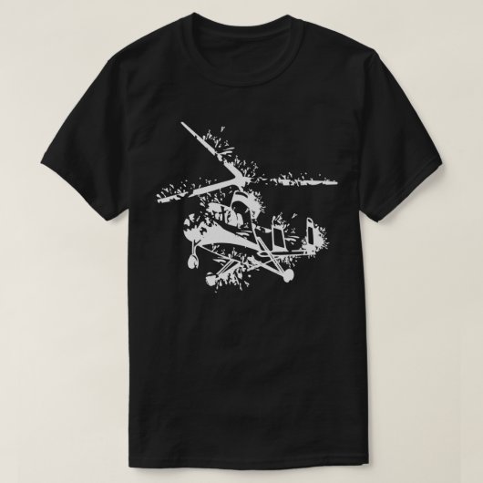 T-shirt Gyrocopter Design 2 (Design devant)