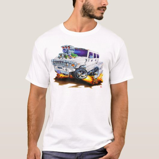 T-shirt H2 WhiteTruck de Hummer (Devant)