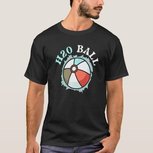 T-shirt H2O Ball Pool Party Inflatte Sphere Ball (Devant)