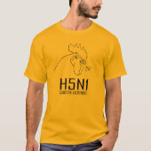 T-shirt H5N1 : Attrapez l'excitation ! (Devant)