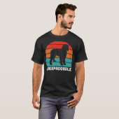 T-shirt H676 Chien à caniche Silhouette 1 (Devant entier)