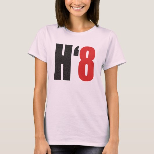 T-shirt H8TE - Vote non sur la proposition 8 (Devant)