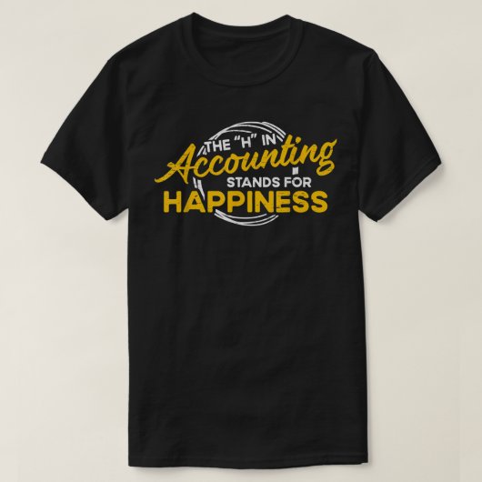 T-shirt H dans les normes comptables pour Comptable du Bon (Design devant)
