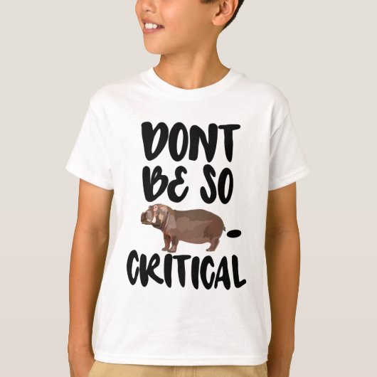 T-shirt H est pour Hippo (Devant)