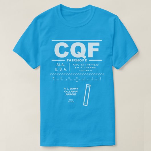 T-shirt H. L. Sonny Callahan Airport CQF (Design devant)