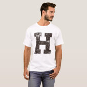 T-shirt H latter (Devant entier)
