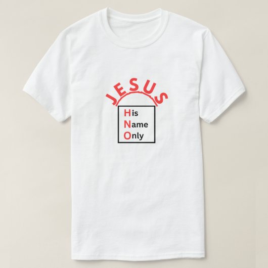 T-shirt H.N.O. - Son nom seulement (Design devant)