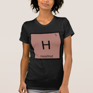 T-shirt H - Noisette Chimie Symbole du tableau périodique