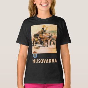 T-shirt ha &gt; husqvarna &gt; moto vintage rap drôle