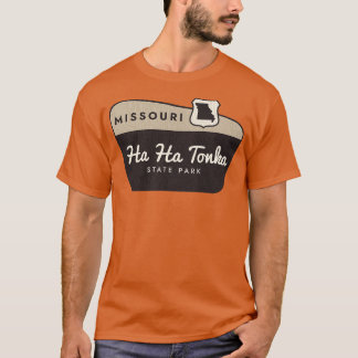 T-shirt Ha Ha Tonka State Park Affiche de bienvenue Missou