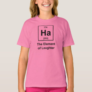 T-shirt Ha, l'élément du rire