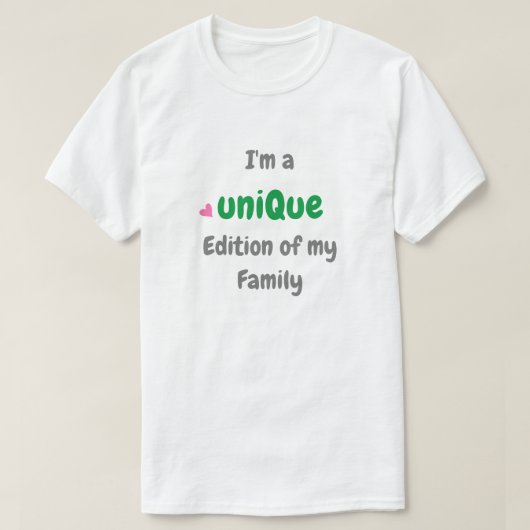 T-shirt Habiliter le devis édition unique de mon texte de (Design devant)