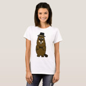 T-shirt Habille Groundhog (Devant entier)