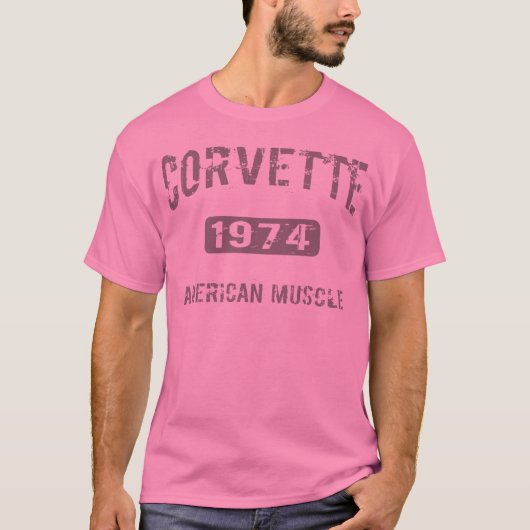 T-shirt Habillement 1974 de Corvette (Devant)