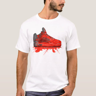 T-shirt Habillement 2016 de la Jordanie d'air rétro (rouge